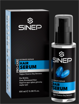 SINEP Hair Serum Keratin 100 ml – Възстановяващ серум с кератин за силна и гладка коса