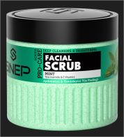 SINEP Facial Scrub Mint 400 ml – Освежаващ ексфолиант за лице с мента